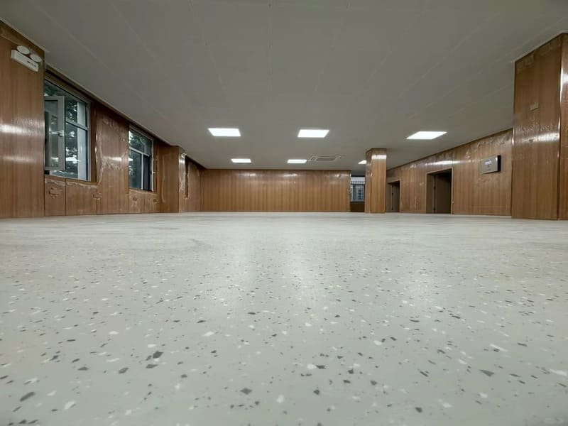 close up of primer sealing porous concrete surface